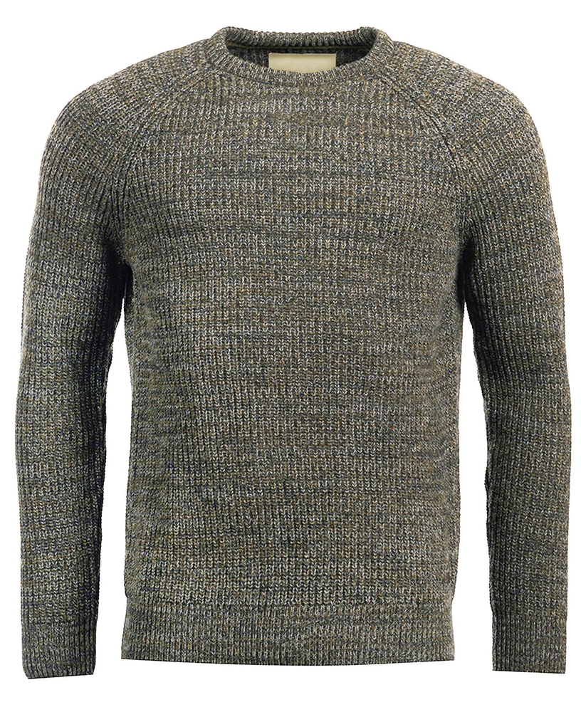 Barbour Men's Barbour Horseford Crew Neck Jumper Olive - J-Michael